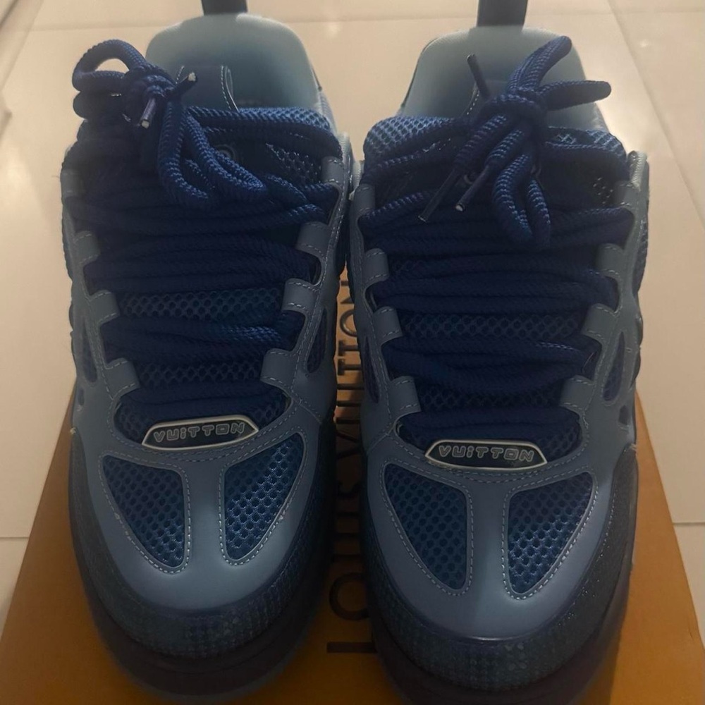 Louis Vuitton Kids Sneakers in Blue and Navy